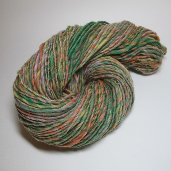 Cotton Candy Handspun Merino Wool Single Ply OOAK Yarn - Picture 2 of 5